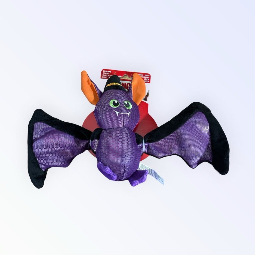 KONG Halloween Ballistic Bat Medium Dog Toy PURPLE NEW